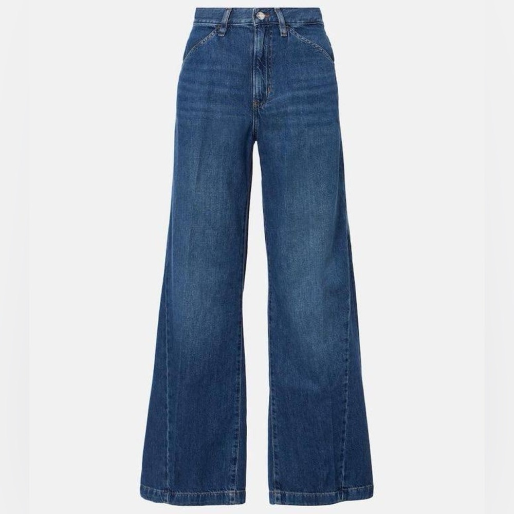 NWT Frame Le Baggy Palazzo Wide Leg Jean